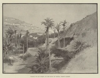 Tal von San Roque, auf dem Weg nach Tafira, Gran Canaria